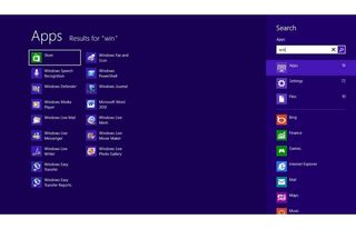 Universal Search in Windows 8
