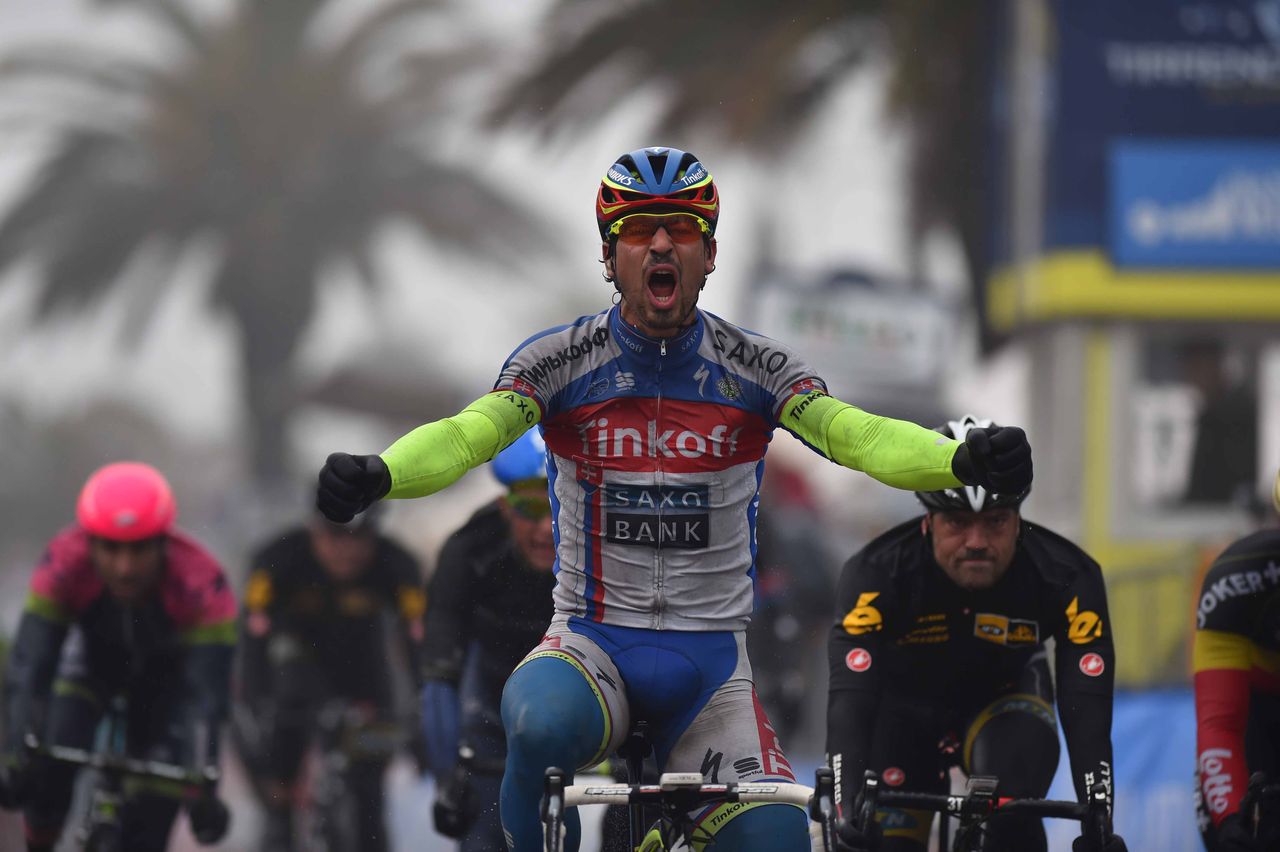 Peter Sagan (Tinkoff-Saxo) wins stage 6 of Tirreno-Adriatico