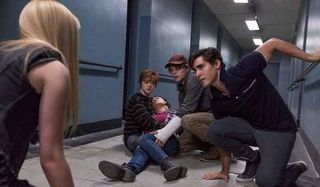 The New Mutants panic in a hospital hallway