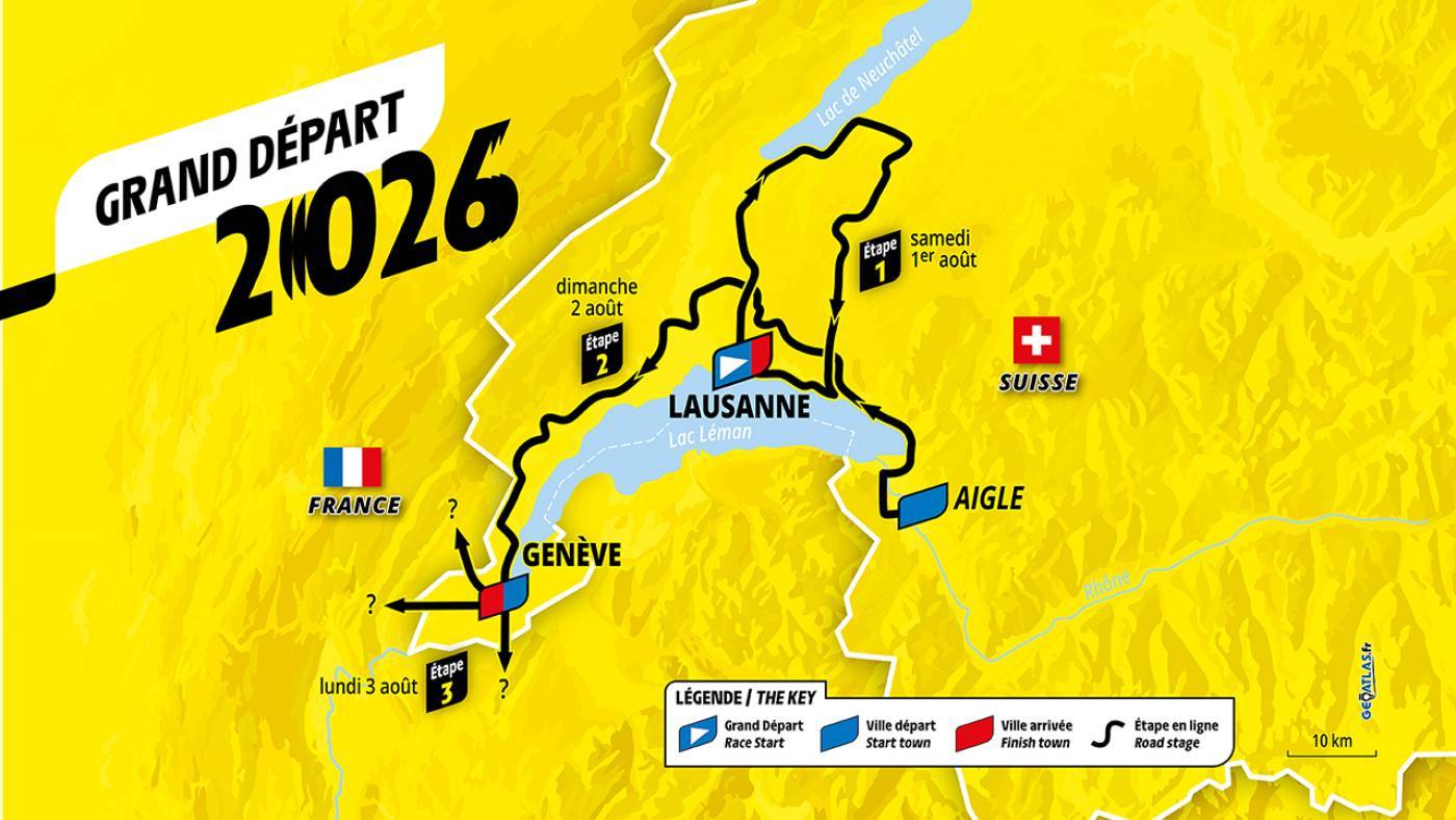 Tour de France Femmes 2026 Grand Depart in Switzerland