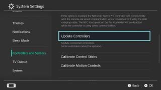 how to update Nintendo Switch Joy-Cons