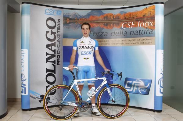 Paolo Locatelli (Colnago-CSF Inox) took a stage of the Girobio in 2010.