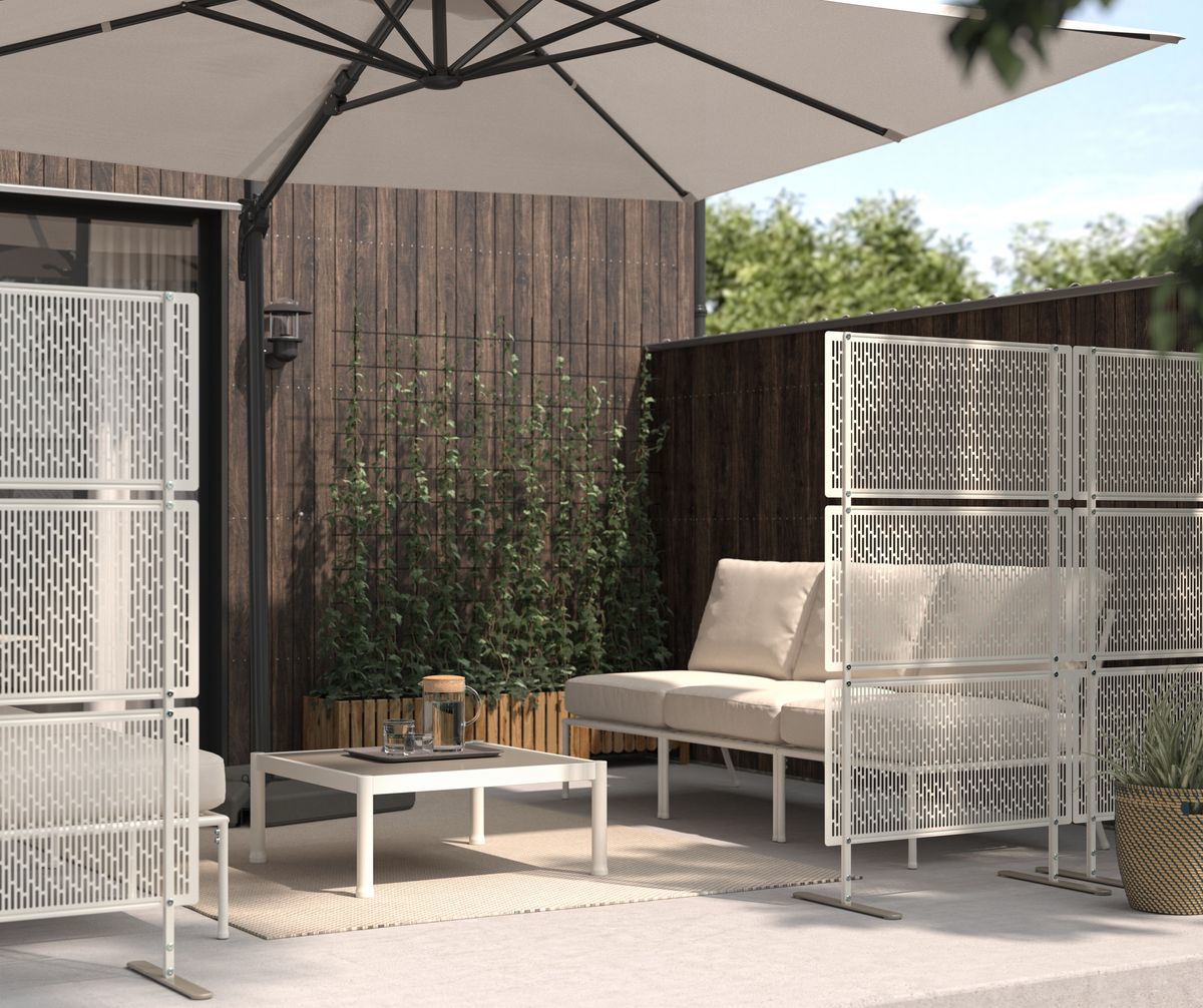 IKEA is nailing the outdoor privacy screen trend Livingetc