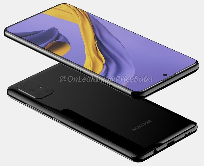 Galaxy A51 Render