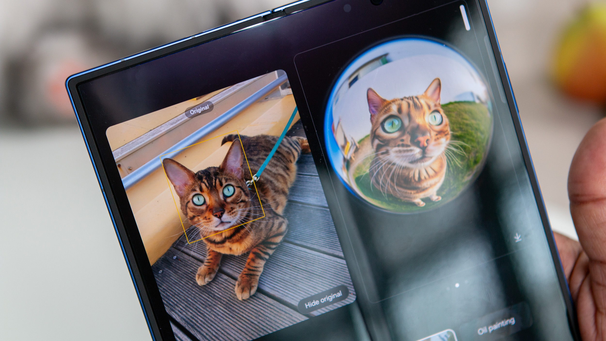 Samsung Galaxy Z Fold 7 Galaxy AI image generation hands-on