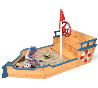 Costzon Pirate Boat Sandbox