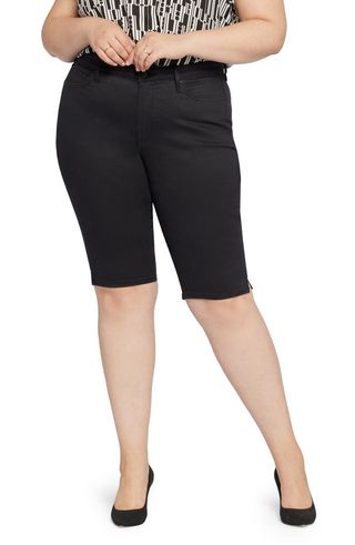 Side Slit Capri Bike Shorts