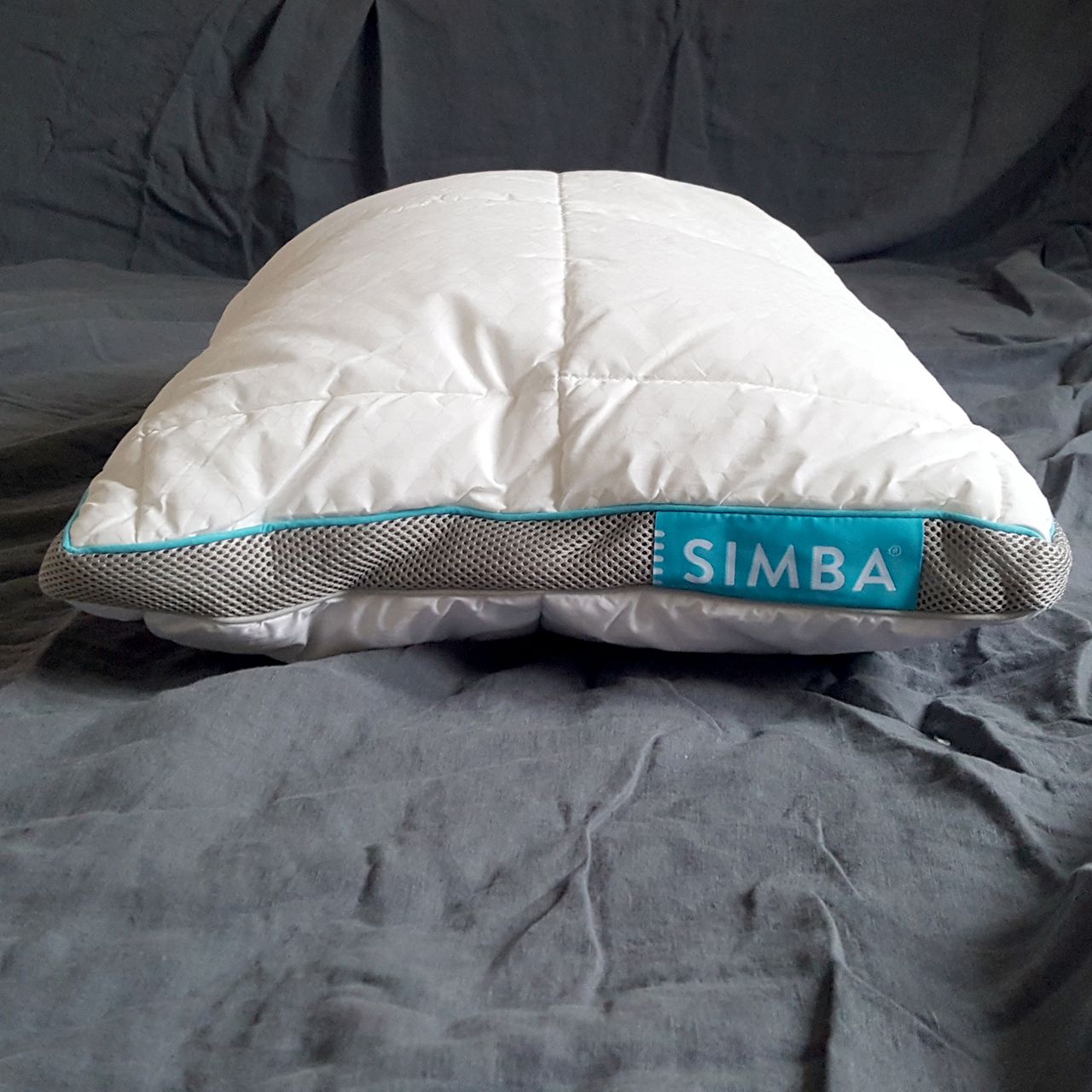 The SImba Hybrid Pillow being tested