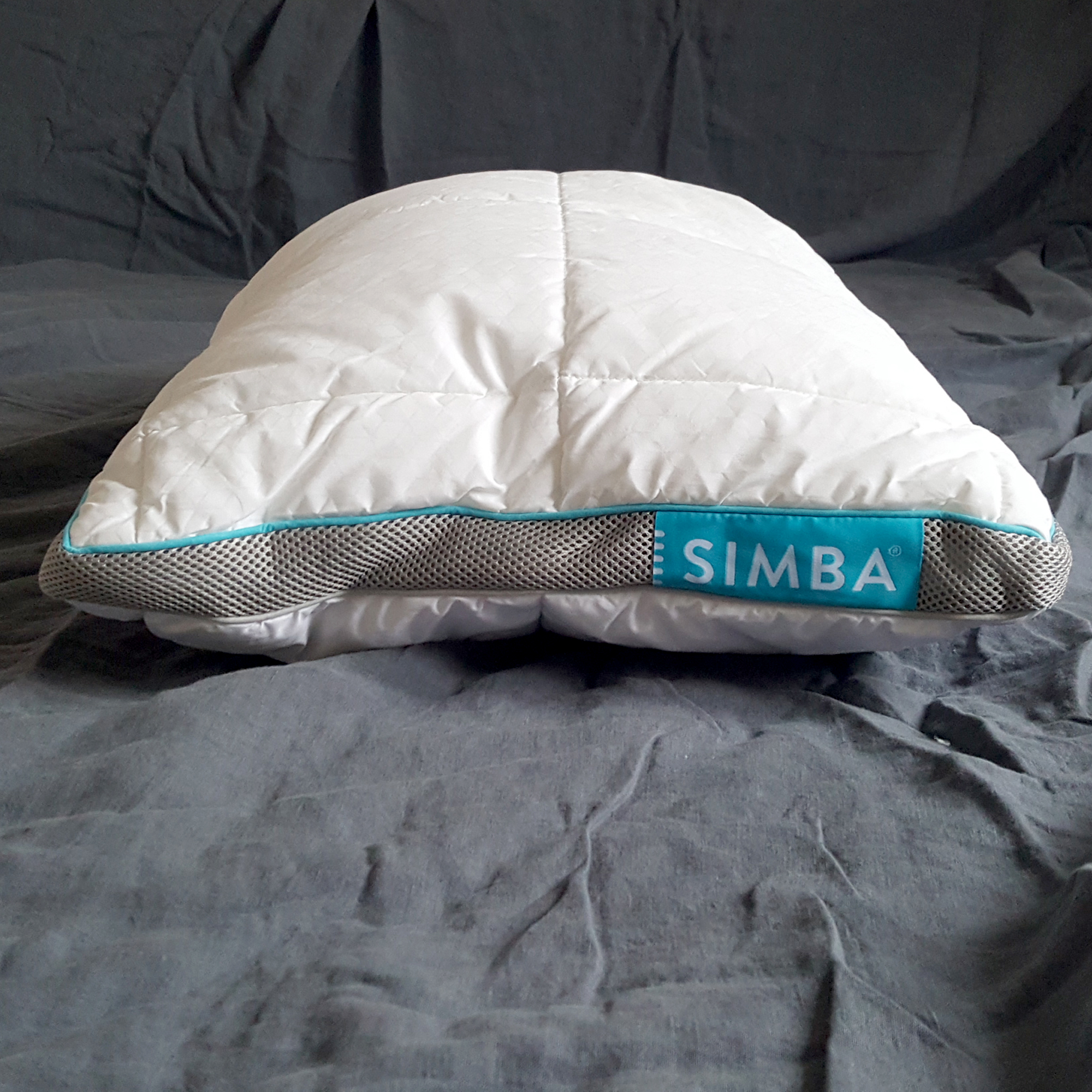 The SImba Hybrid Pillow being tested