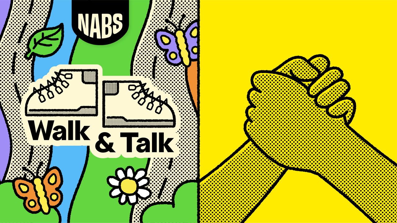 NABS rebrand hand illustration