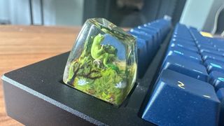 Custom artisan kermit the frog keycap