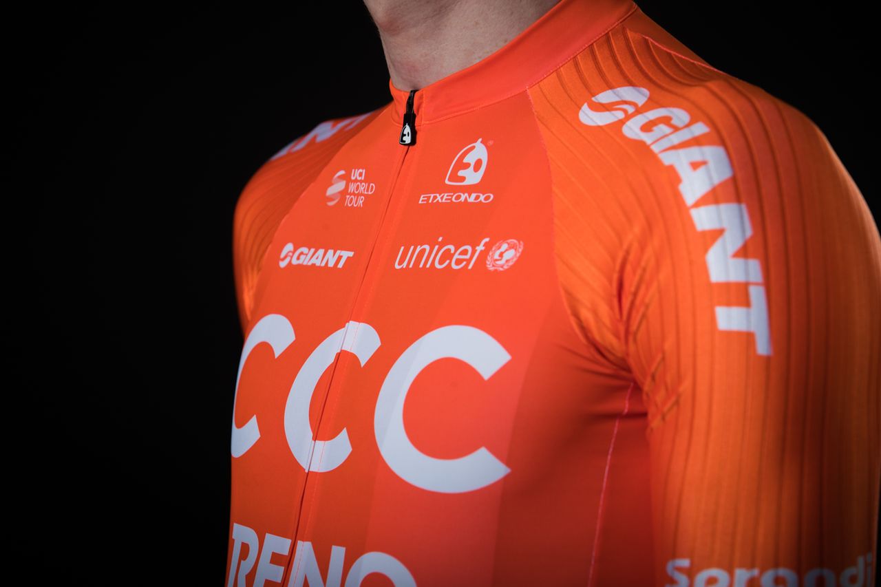 The new CCC Team jersey