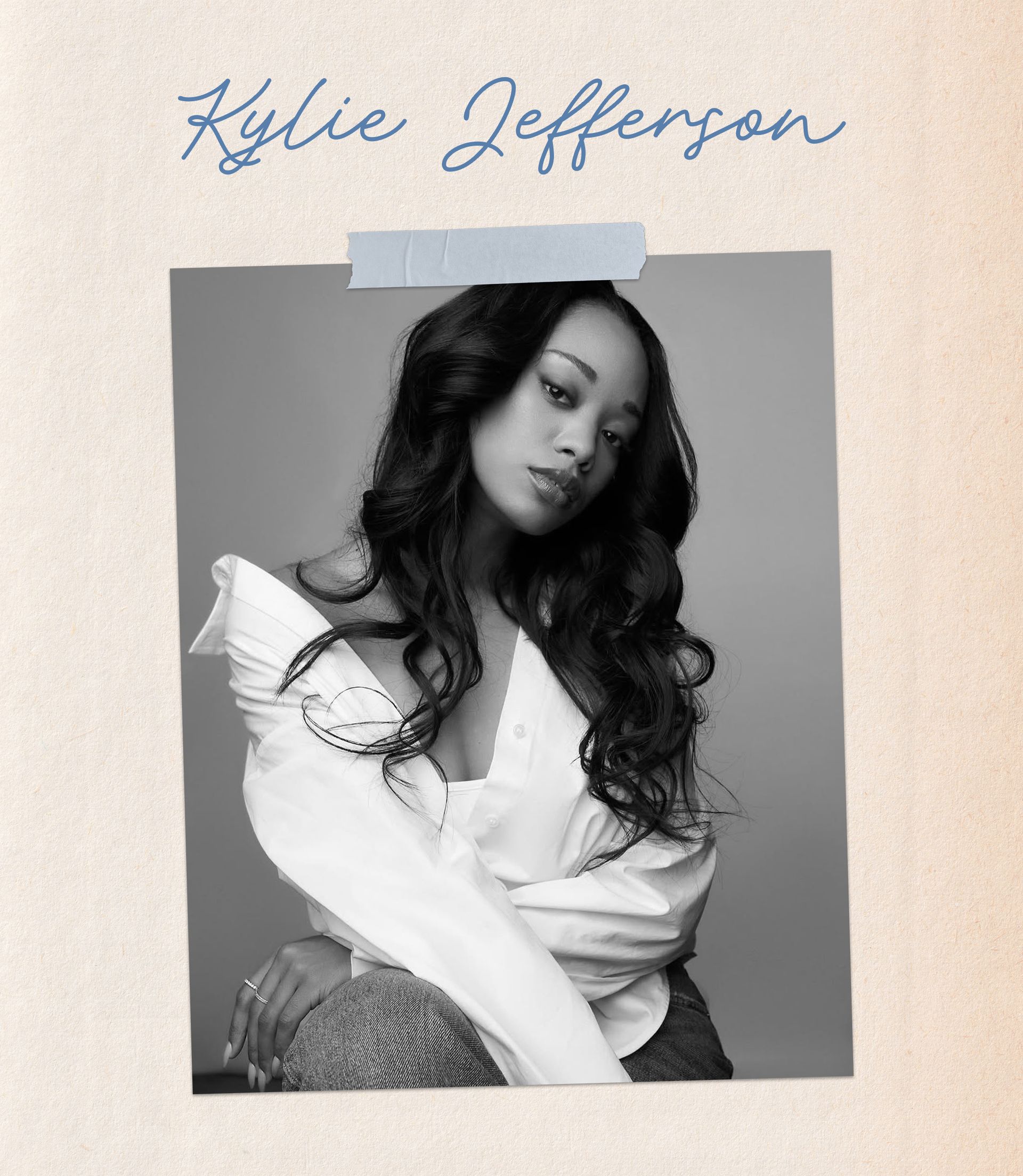 A headshot of dancer and actress Kylie Jefferson