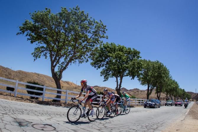 Andy Schleck (Radioshack) driving the break.