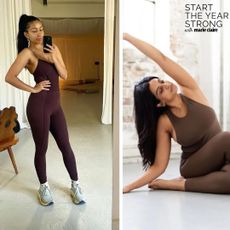 Best yoga clothes: Two women testing the kit featured in this article