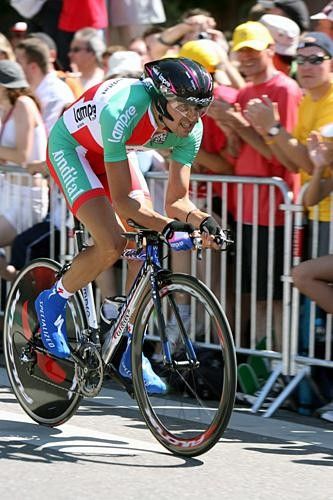 Italian TT champ Marzio Bruseghin (Lampre-Fondital)
