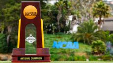 The NCAA Division I Championship team trophy