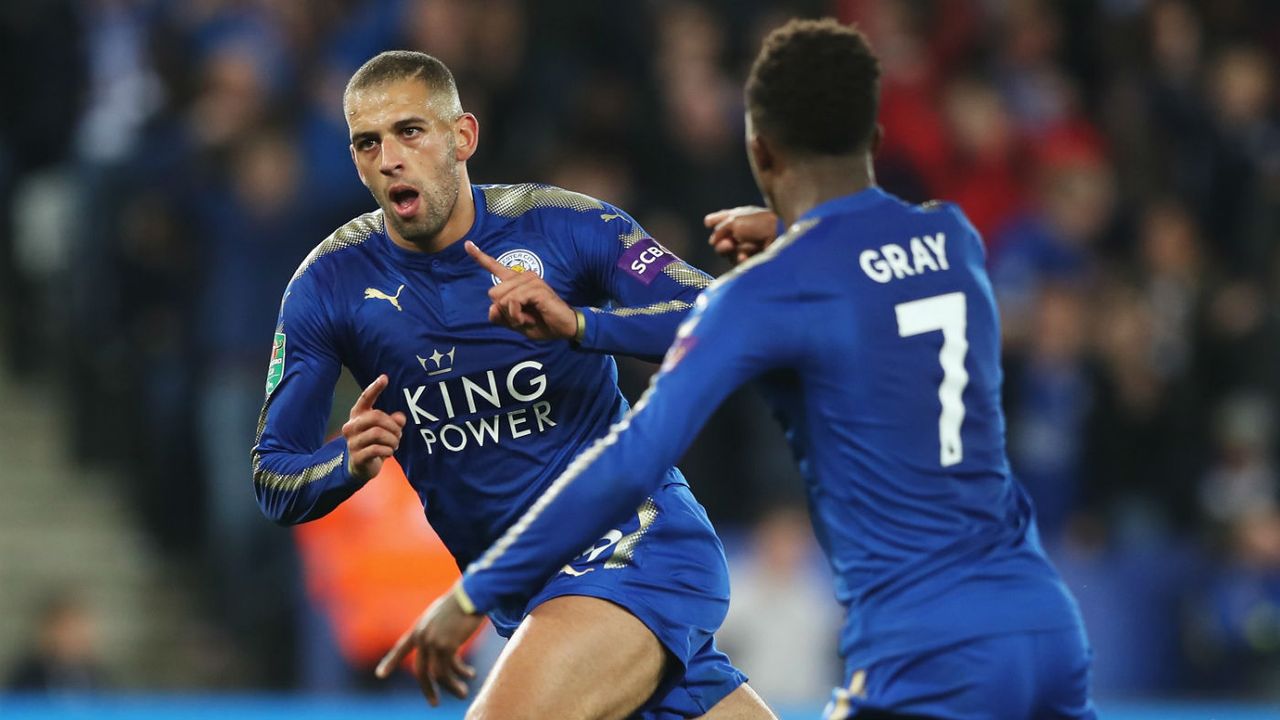 Islam Slimani Leicester City