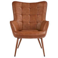 Aichele Faux Leather Wingback Chair: was $342 now $195 @ Wayfair