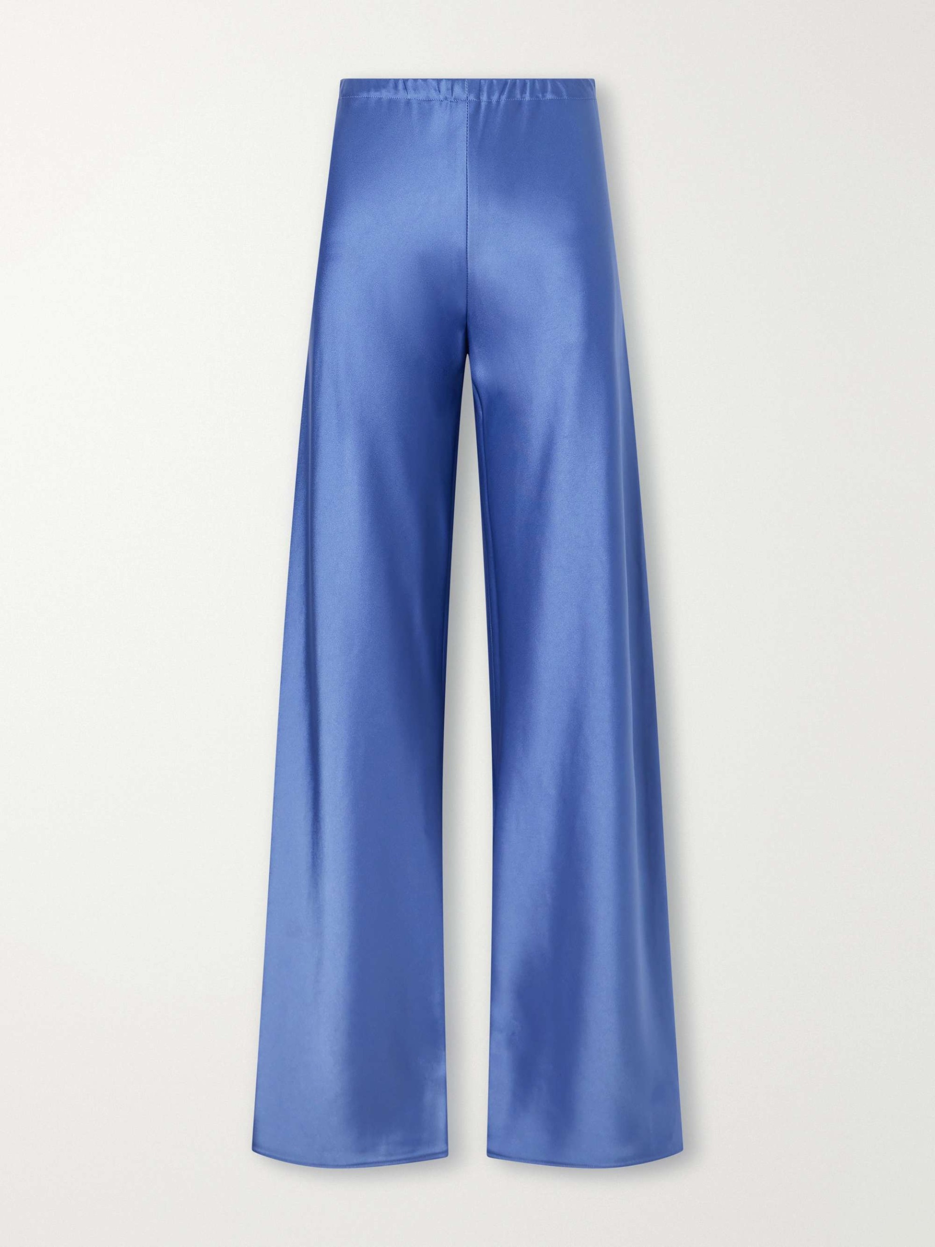 Colby Satin Wide-Leg Pants
