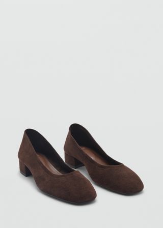 Suede Heeled Shoes - Women | Mango Usa