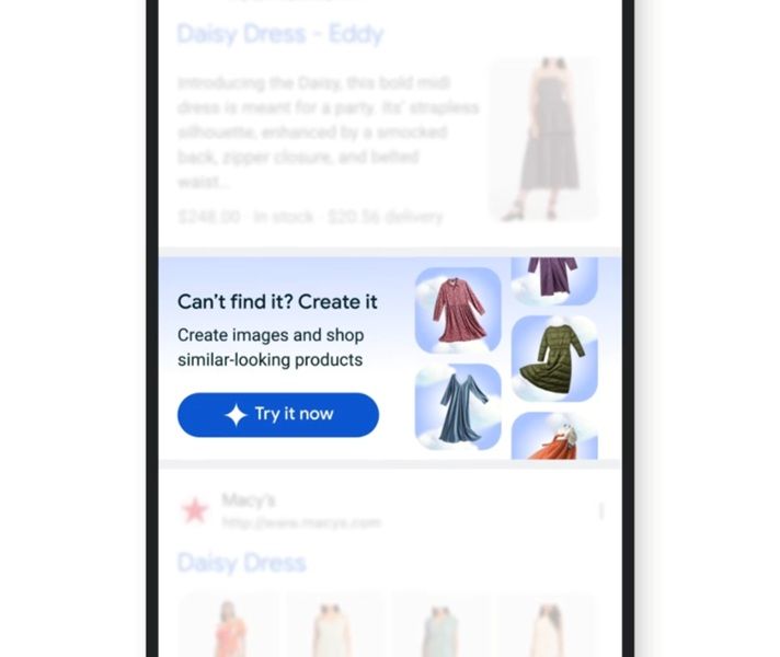 Google expands its AI "create it" button in Shopping for users looking for specific pieces of fashion.