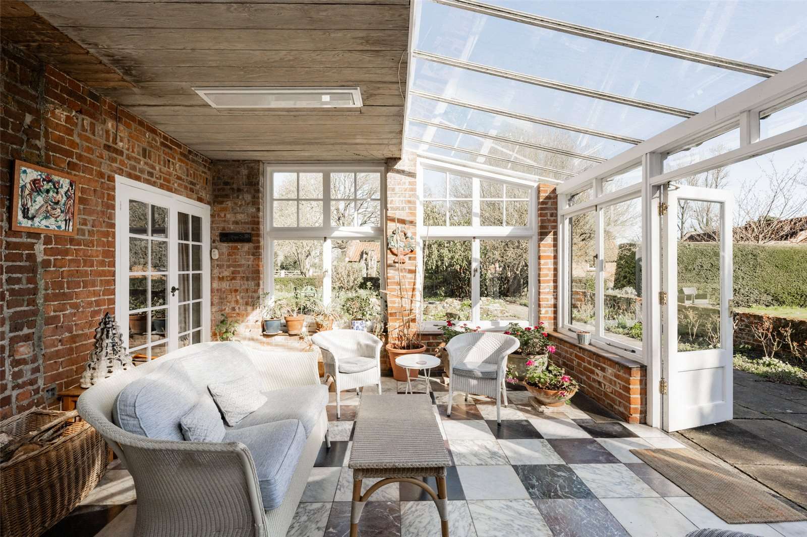 Images of the interiors of Brandiston Hall, Norfolk