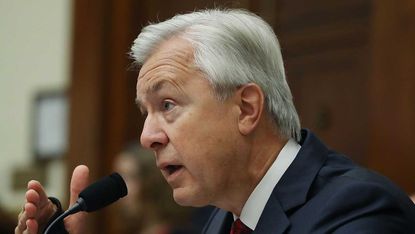 Former Wells Fargo chief executive John Stumpf appearing before congress in 2016