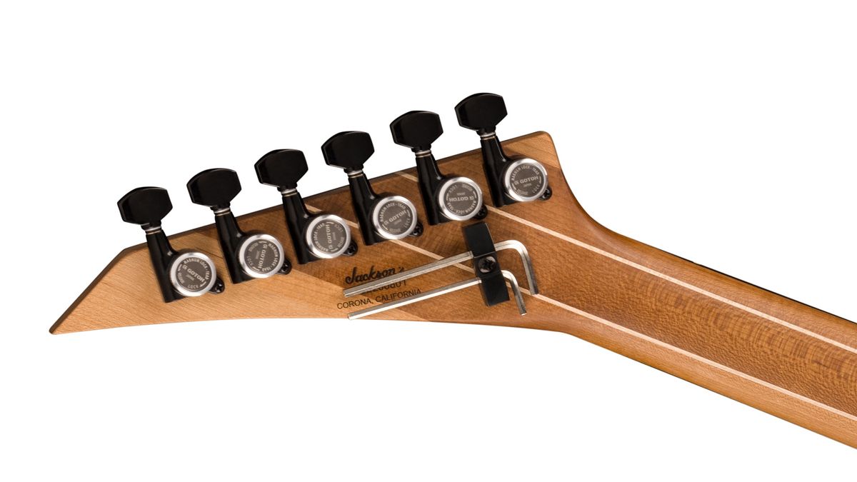 Jackson American Series Virtuoso rear headstock