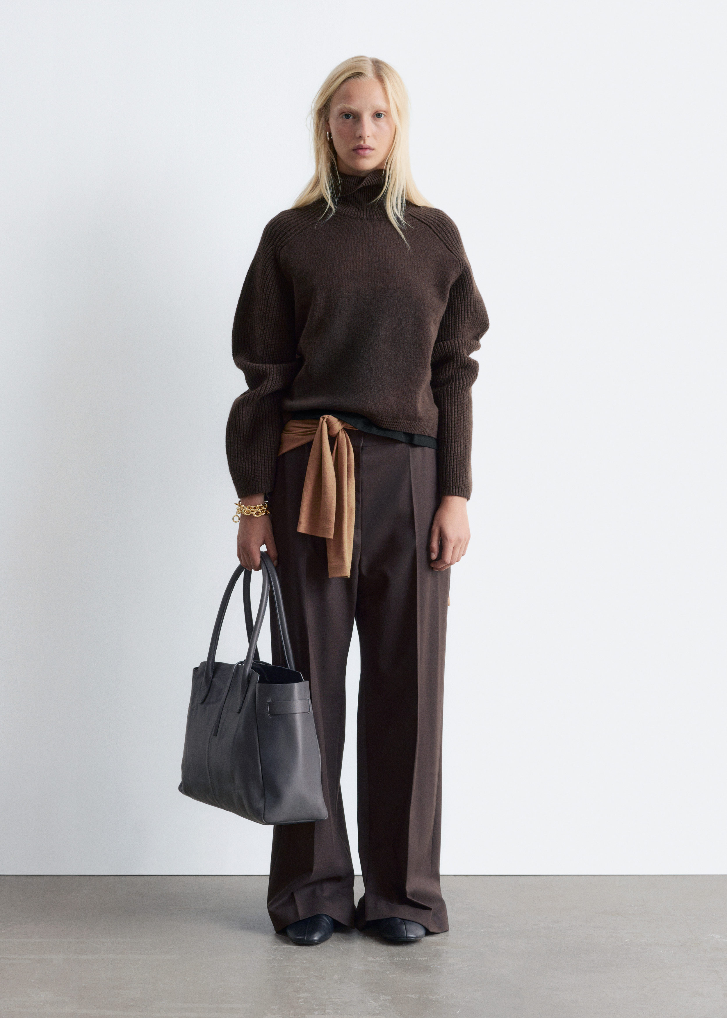 Boxy Turtleneck Jumper