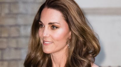 Kate Middleton at a gala dinner in 2019