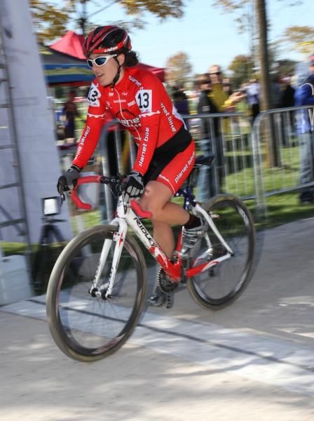 Kristin Wentworth (Planet Bike) finished strong
