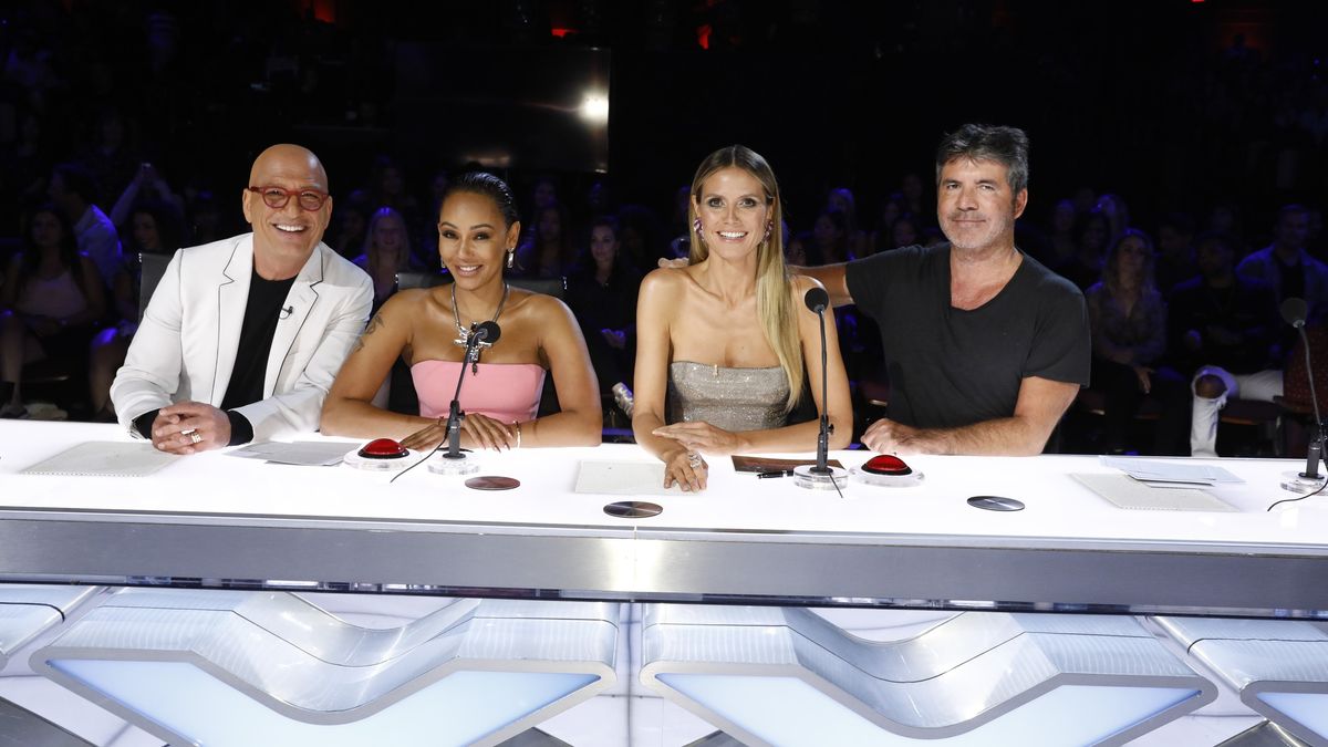 Howie Mandel, Mel B, Heidi Klum and Simon Cowell on America&#039;s Got Talent