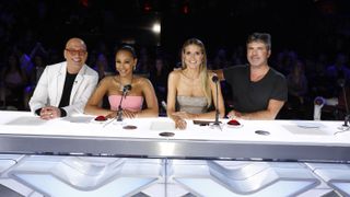 Howie Mandel, Mel B, Heidi Klum and Simon Cowell on America's Got Talent