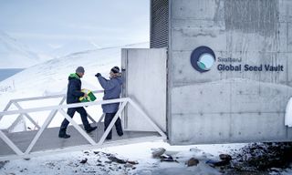 Svalbard Global Seed Vault Front Door
