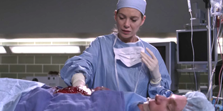 Grey's Anatomy Meredith holds live bomb inside man's body