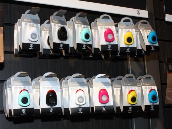 The Bontrager Glo and Ember front and rear lights use high-efficiency LED emitters and easily install with the built-in silicone rubber straps.