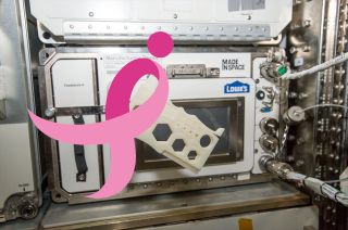 made in space pippa mann pink ribbon
