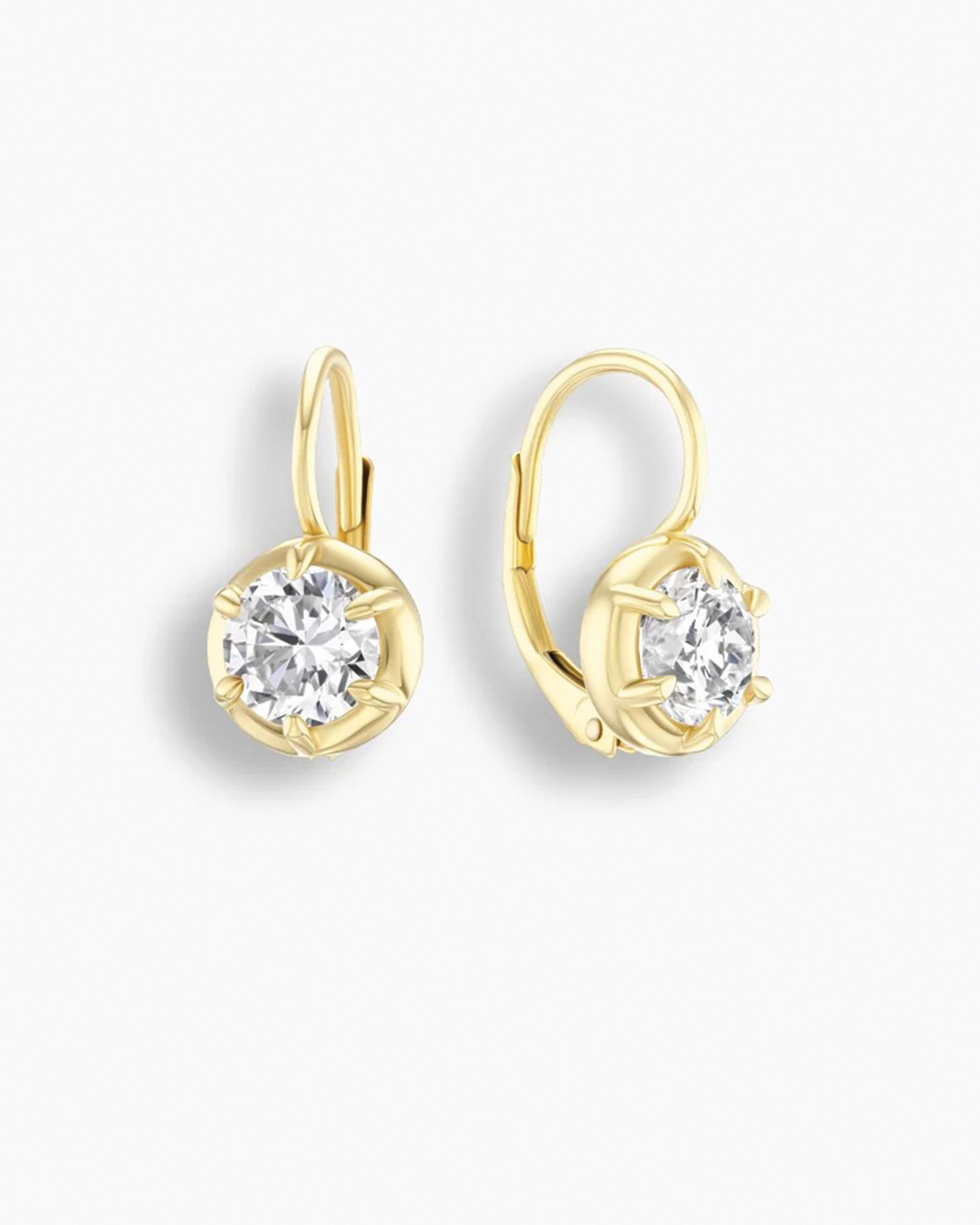 Georgian Diamond Drop Earrings