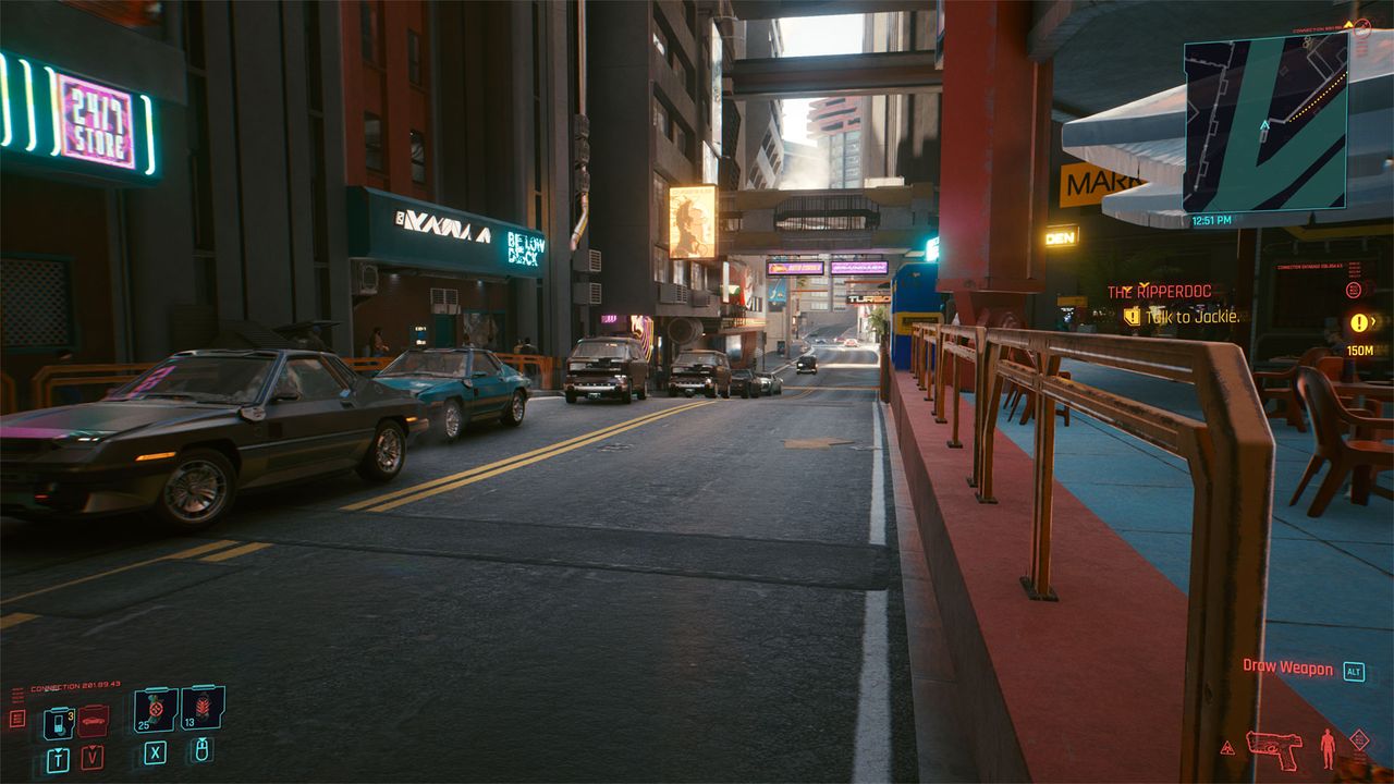 Cyberpunk 2077 screen shots and image quality comparisons