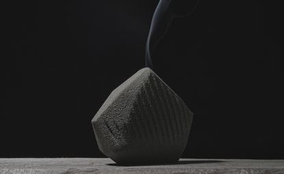 Incense holder by Sruli Recht from Noguchi Museum and experimental perfumery brand Folie à Plusieurs incense collection, ‘Co’ 