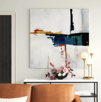 “Seconds Of Circumstance II” by Sydney Edmunds Painting on Canvas: was $109.99, now $32.99 at Wayfair