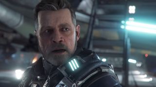 Star Citizen Squadron 42 Mark Hamill in a space suit
