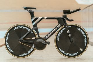 Ashton Lambie's Argon 18 track bike in full