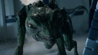 A Gorn hatchling on the hunt in Star Trek: Strange New Worlds