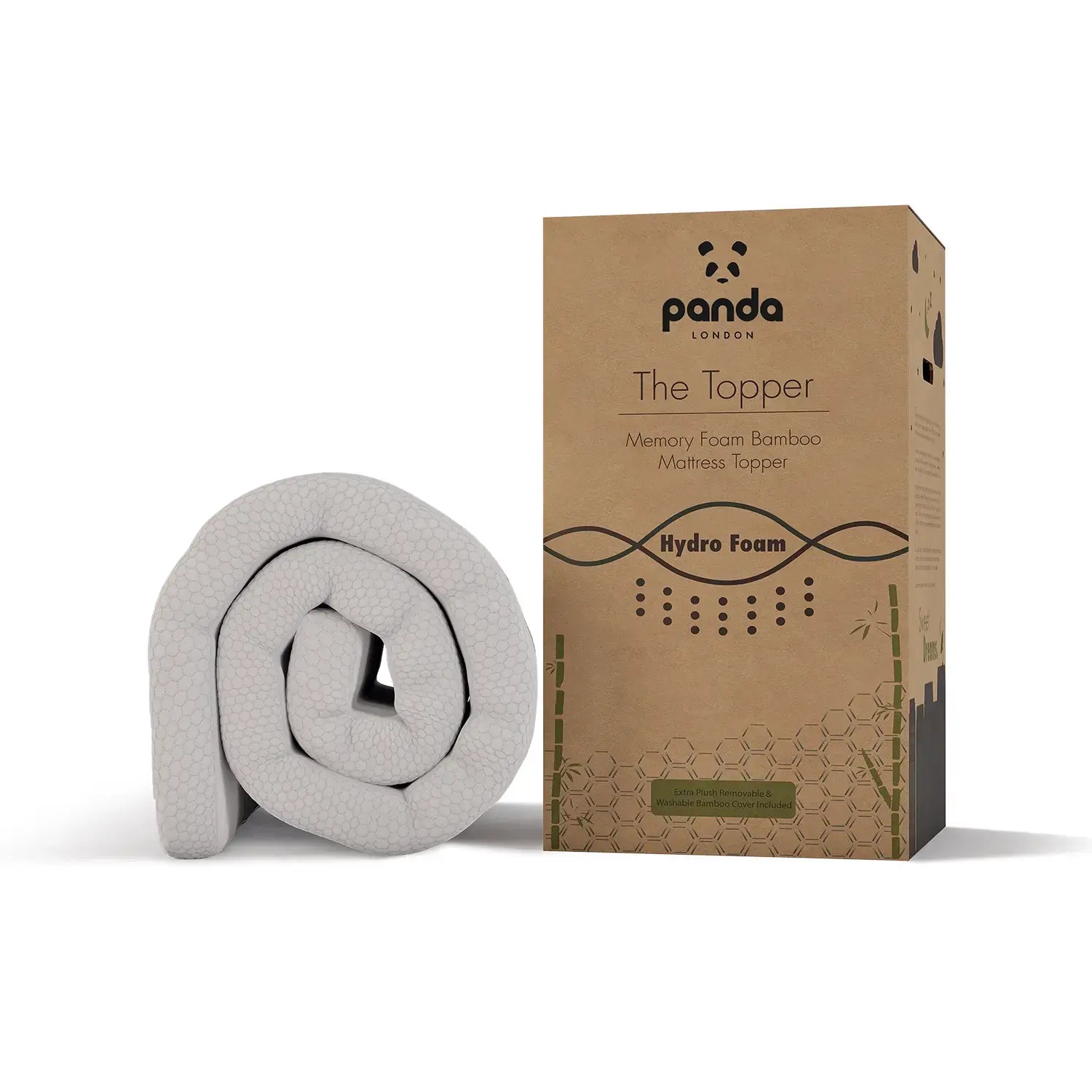 Bamboo Mattress Topper - Uk Single (190 X 90 X 5cm)