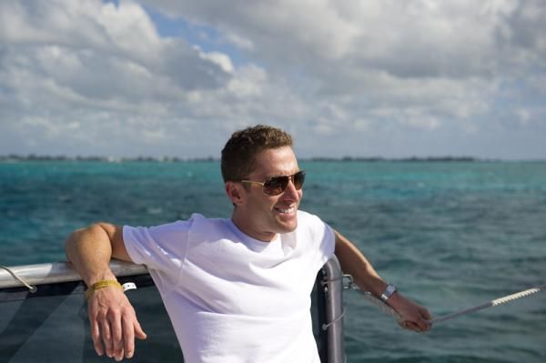 Christian Vande Velde relaxing