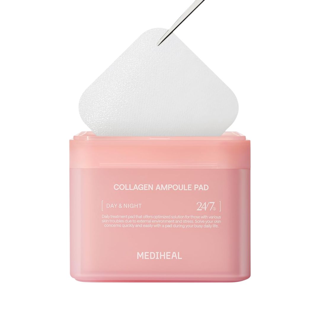 An image showing the Mediheal Collagen Ampoule Facial Toner Pads
