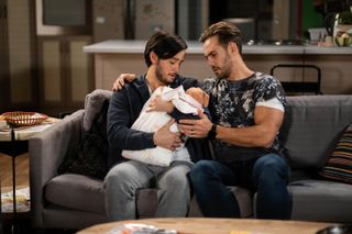 Neighbours spoilers, David Tanaka, Aaron Brennan