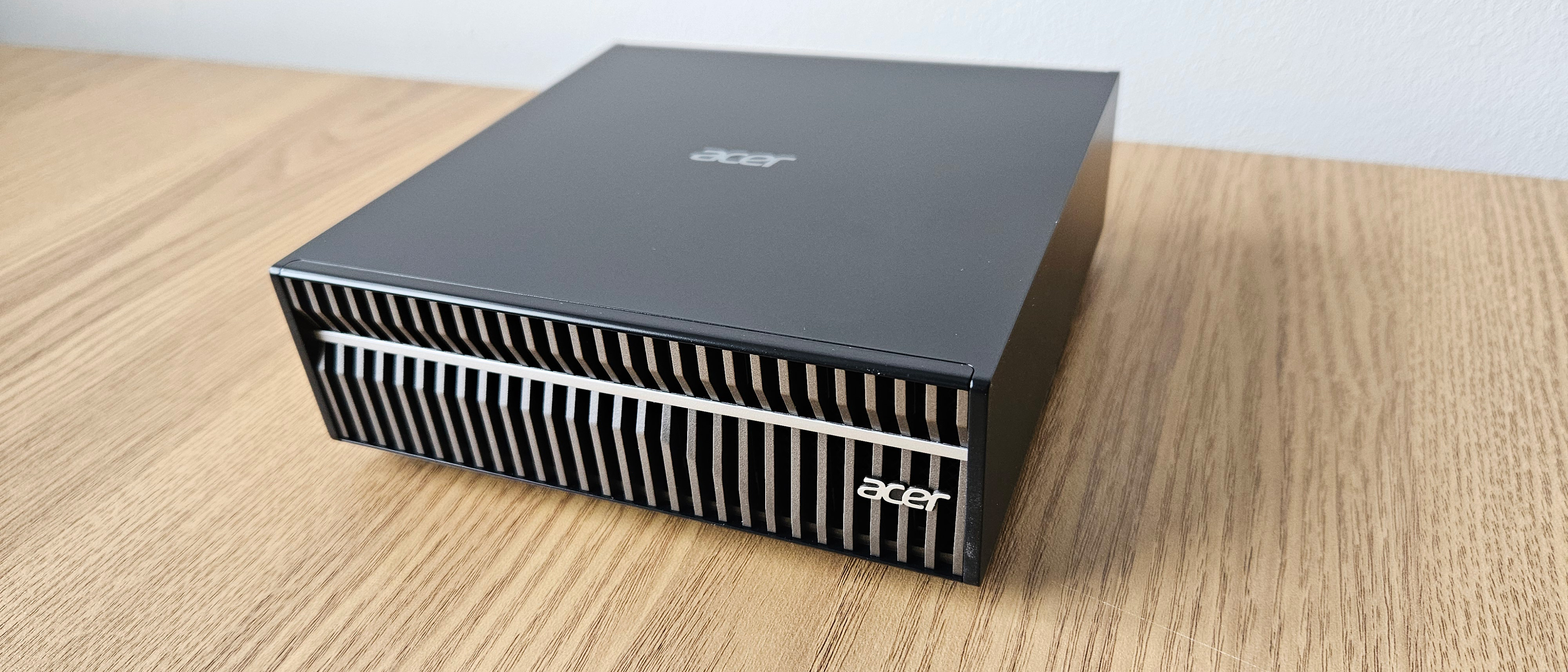 The Acer Veriton GN100 on a desk